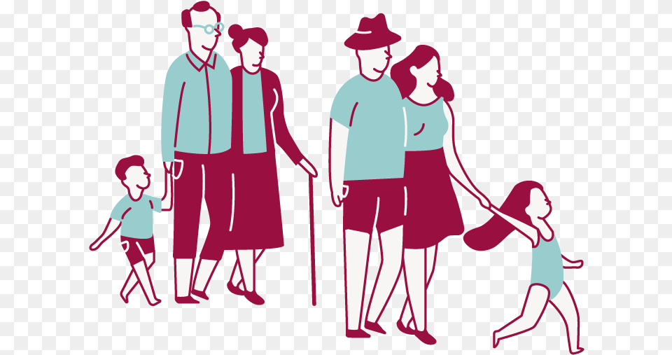 Family At The Beach Illustration, Shorts, Clothing, Adult, Person Png