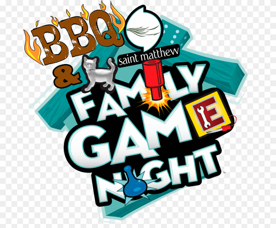 Family Bbq Game Night Pt, Advertisement, Poster, Dynamite, Weapon Free Png Download