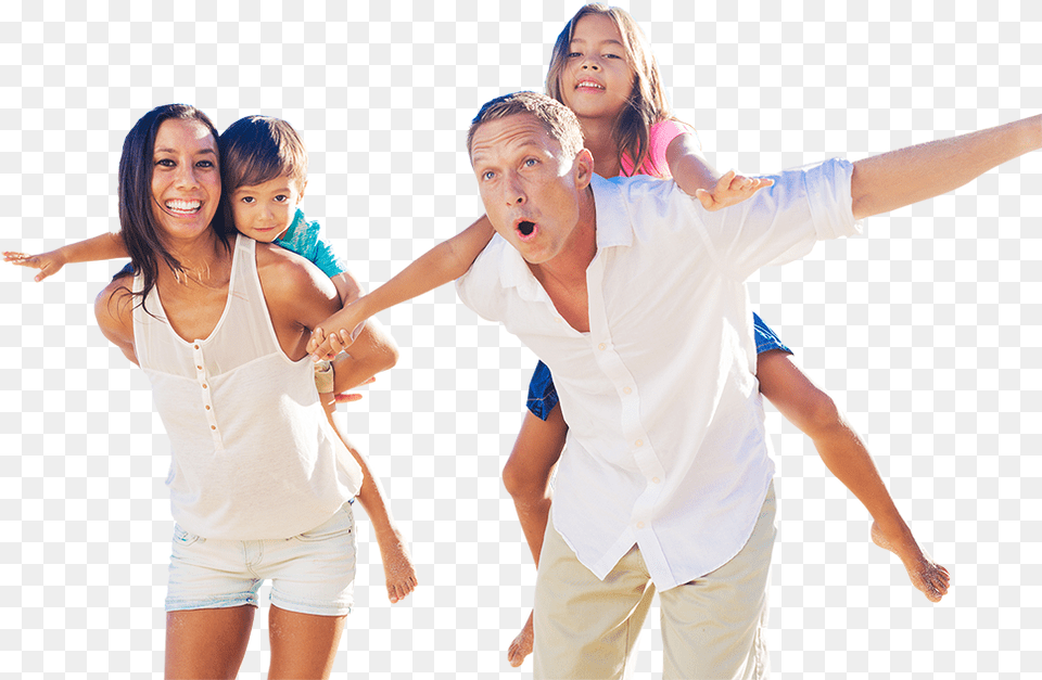 Family Bonding In The Beach Adult, Person, People, Woman Free Png Download
