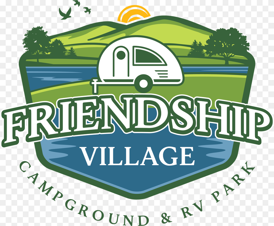 Family Camping By The Juniata River Friendship Village Language, Logo, Architecture, Building, Factory Free Transparent Png