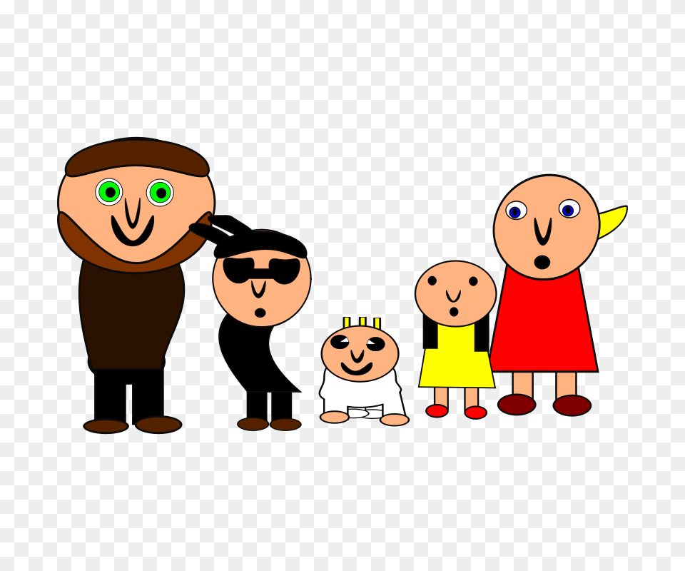 Family Cartoon Clipart, Person, Face, Head, Adult Free Transparent Png