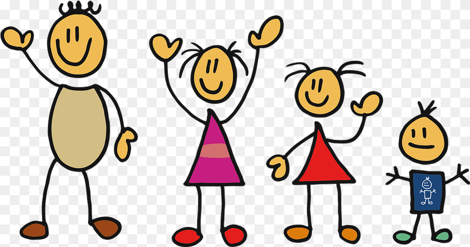Family Cartoon People Vector Graphic On Pixabay Dibujo Animado De Personas, Triangle Png Image