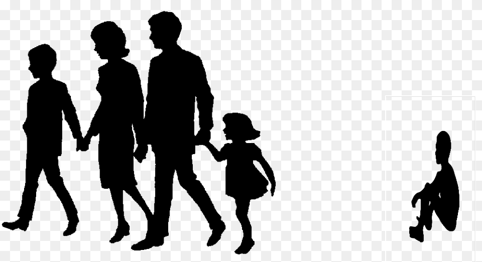 Family Clip Art, Silhouette, Adult, Boy, Child Png Image