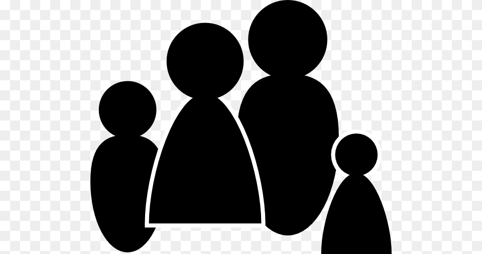 Family Clip Art, Silhouette, Stencil, Person Free Png Download