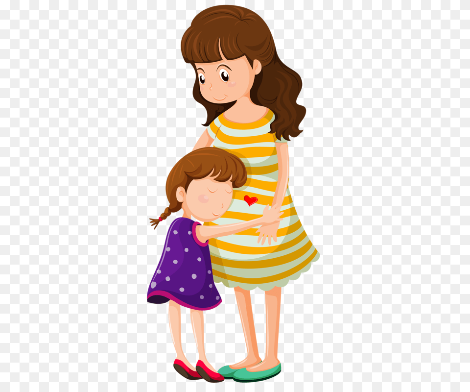 Family Clipart, Baby, Clothing, Dress, Person Free Png