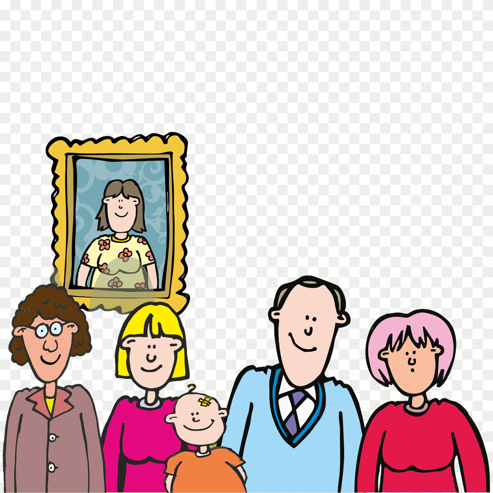 Family Clipart, Book, Comics, Publication, Person Free Transparent Png