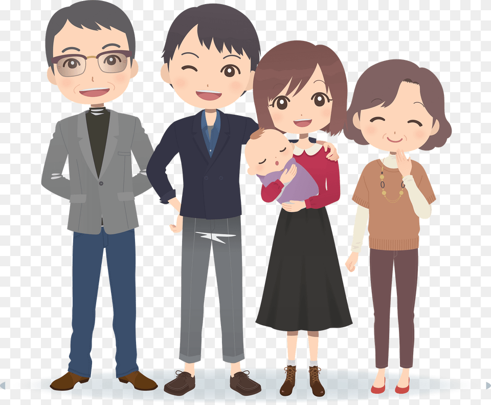Family Clipart, Publication, Book, Comics, Person Free Png