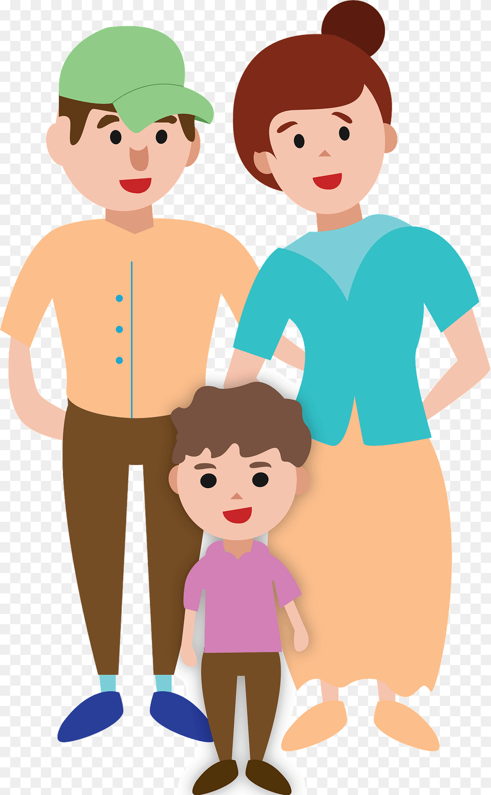 Family Clipart, Baby, Person, Photography, Face Free Png Download