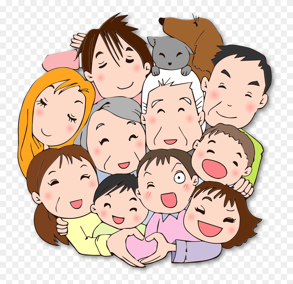 Family Clipart, Person, People, Face, Head Free Png