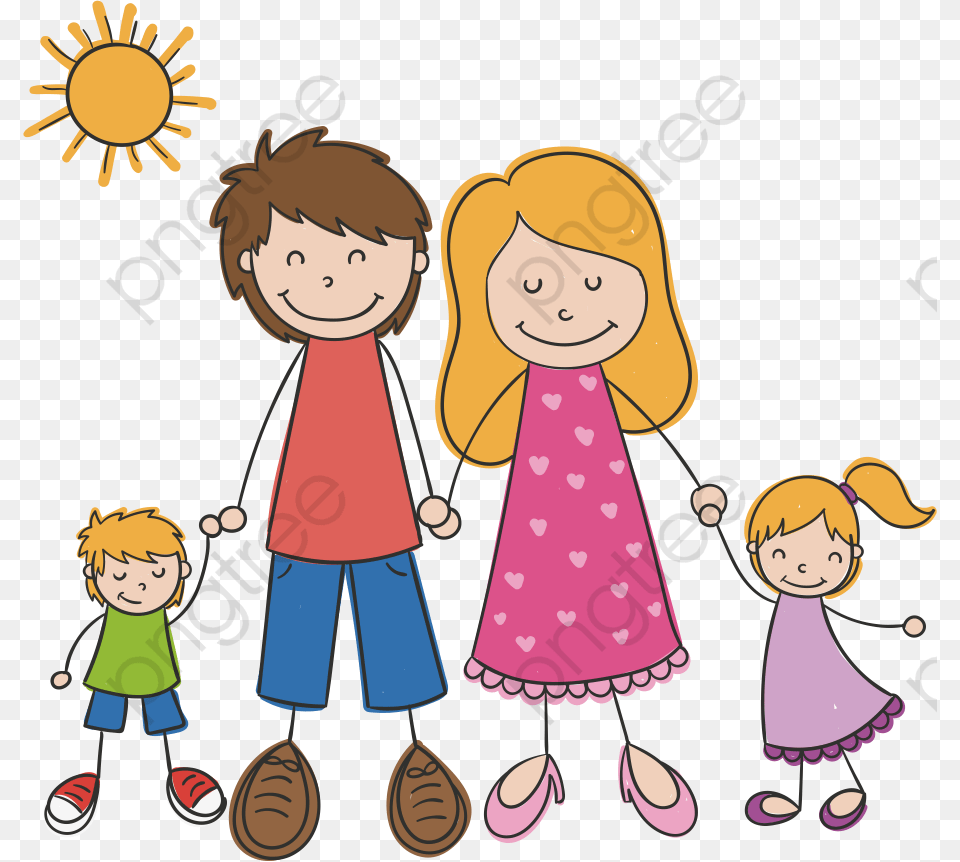 Family Clipart Vector Graphics Clipart Familie, Person, Female, Child, Girl Png