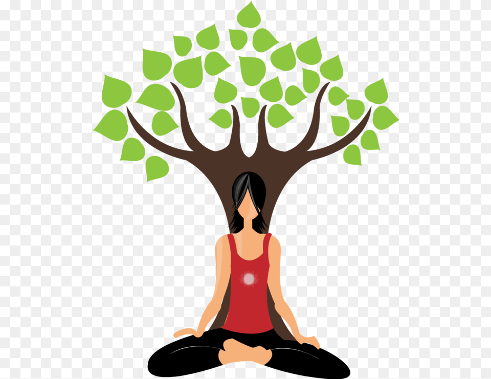 Family Clipart Yoga Yoga And Tree Clipart, Adult, Woman, Person, Female Free Transparent Png