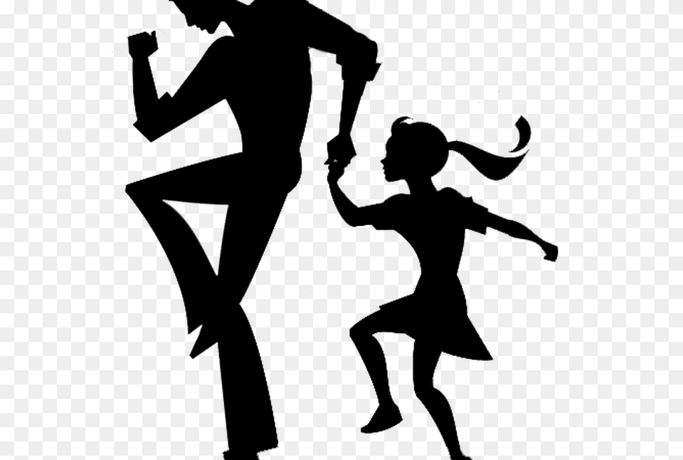 Family Dance Silhouette, Dancing, Leisure Activities, Person, Art Png Image