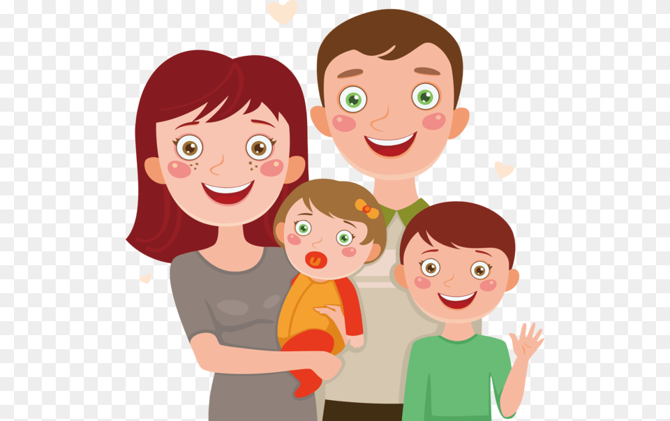Family Day Cartoon People Cheek For Happy Imagenes De Una Familia En Animacion, Head, Portrait, Photography, Face Free Transparent Png