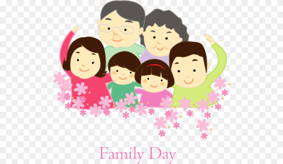Family Day People Cartoon Cheek For Happy Number 6666, Art, Person, Graphics, Purple Free Png