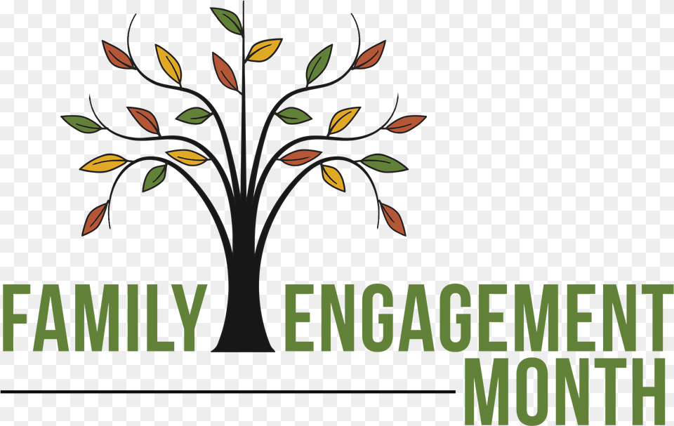 Family Engagement Month Logo Family Engagement Month, Art, Floral Design, Graphics, Pattern Free Transparent Png