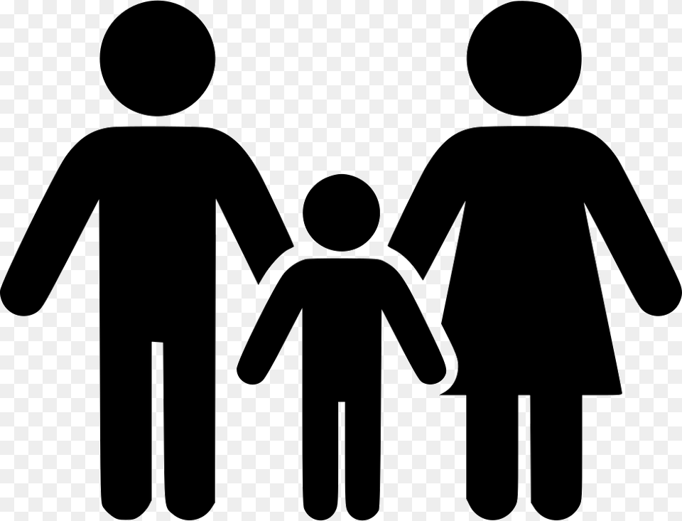 Family Family Icon Silhouette, Sign, Symbol, Body Part Free Png