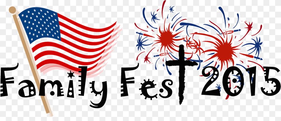 Family Fest To Be Hosted By Eum Church Flag Of The United States, American Flag, Machine, Wheel, Bicycle Free Transparent Png
