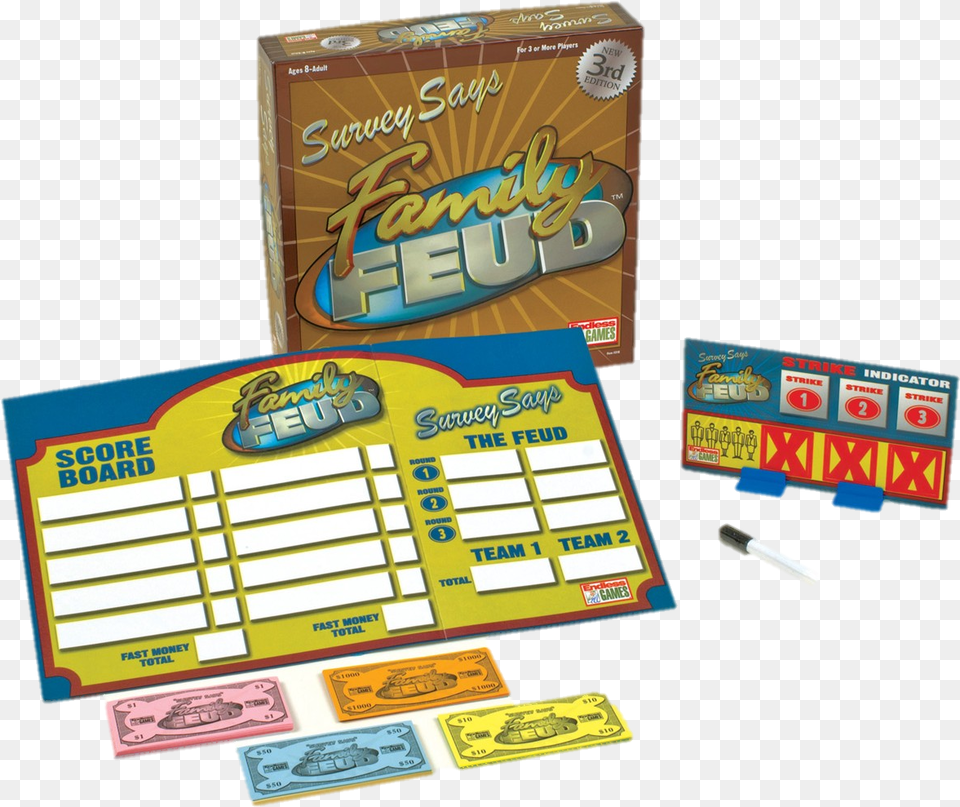 Family Feud Classic Family Feud 5th Ed With A Ccoreboard Strike Png Image
