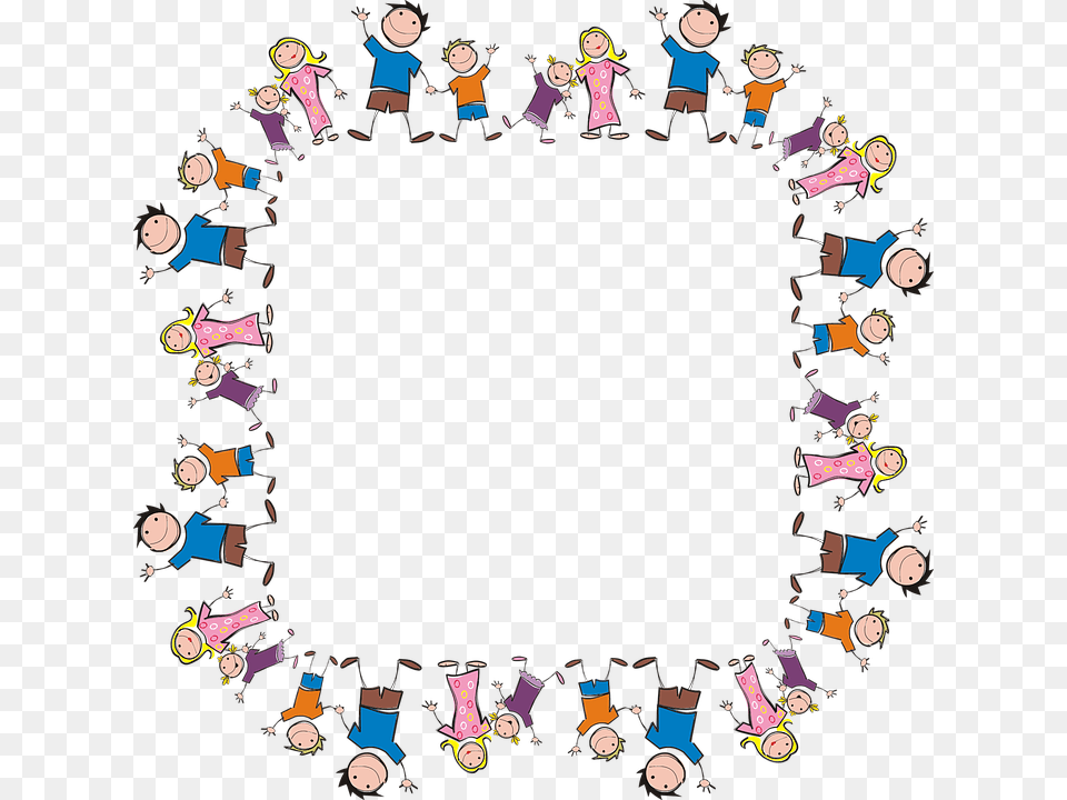 Family Frame Togetherness Boy Comic Cartoon Dad Clip Art Border Family, Purple, Collage, People, Person Free Transparent Png