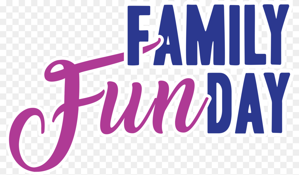 Family Fun Day, Purple, Text Free Png Download