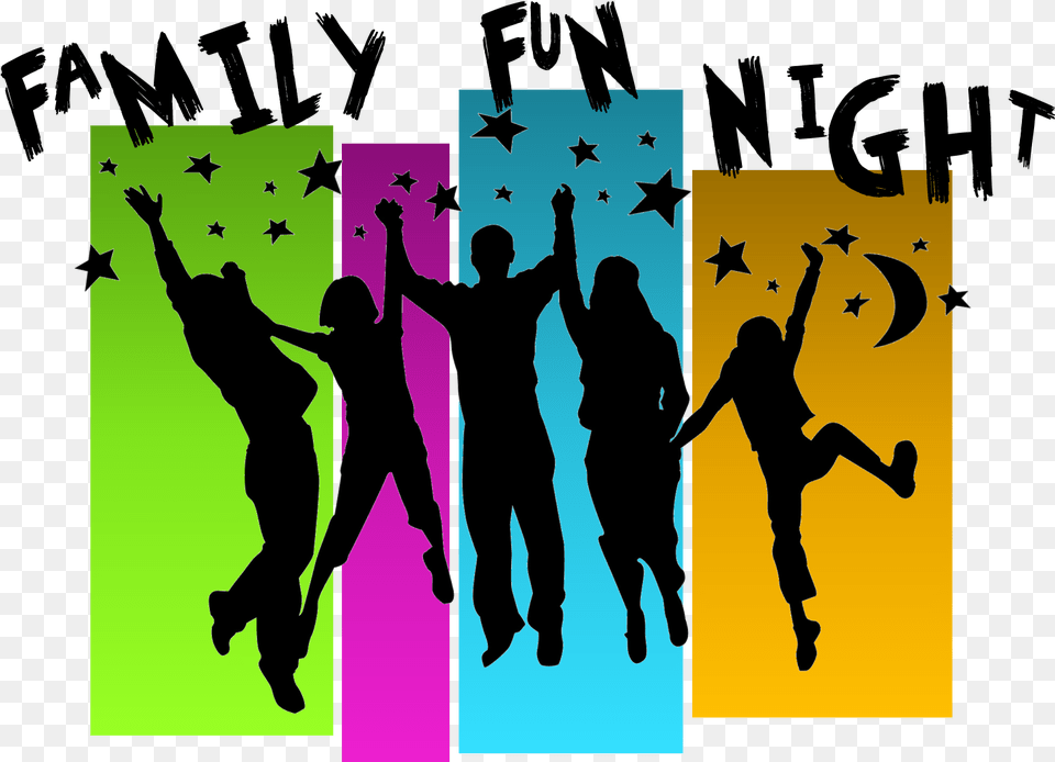 Family Fun Night Miss U All My Friends, Silhouette, Person, Man, Male Free Transparent Png