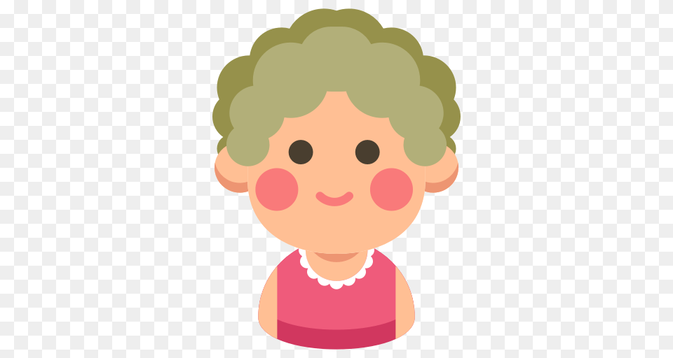 Family Grandma Grandmother Grandparents Senior Women Icon, Face, Head, Person, Nature Png Image