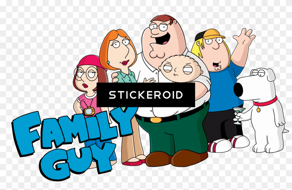 Family Guy Family Guy Whole Family, Book, Comics, Publication, Baby Png Image