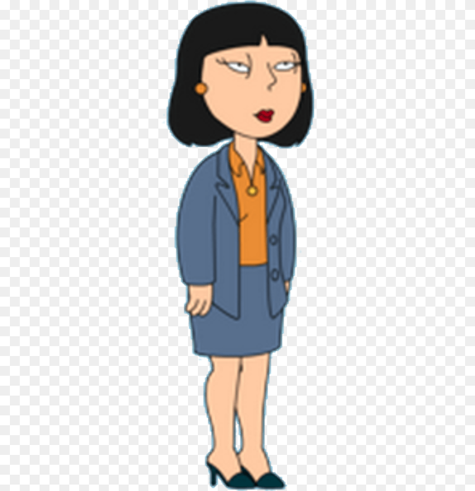 Family Guy News Girl, Person, Clothing, Coat, Face Free Png Download