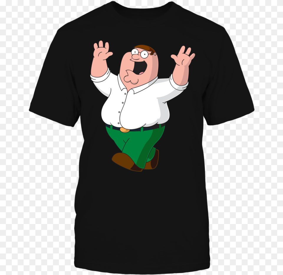 Family Guy Stewie Star Wars T Shirt, T-shirt, Clothing, Sleeve, Long Sleeve Png Image