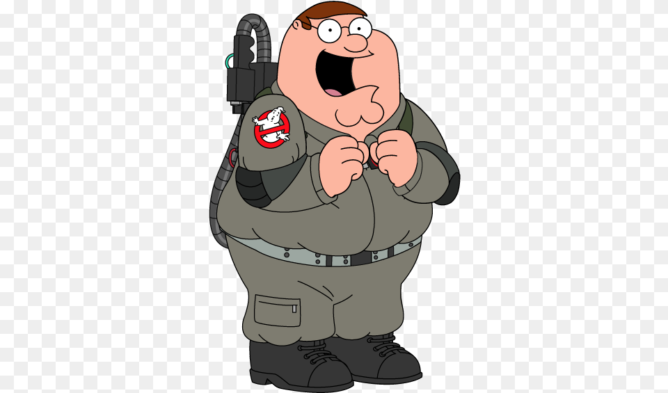 Family Guy The Quest For Stuff Ghostbusters, Baby, Cartoon, Person Free Png Download