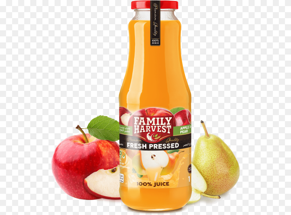 Family Harvest Fresh Pressed Pear Juice Family Harvest Juice, Beverage, Food, Fruit, Plant Free Png Download
