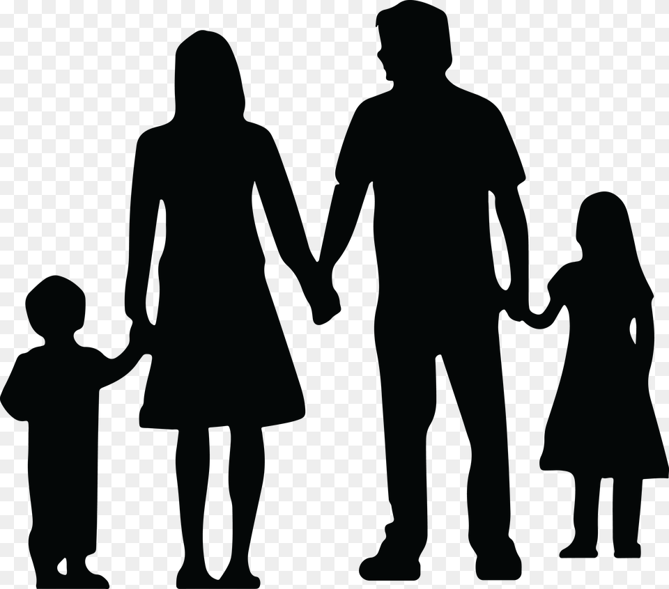 Family Holding Hands Clipart, Body Part, Hand, Person, Silhouette Free Transparent Png