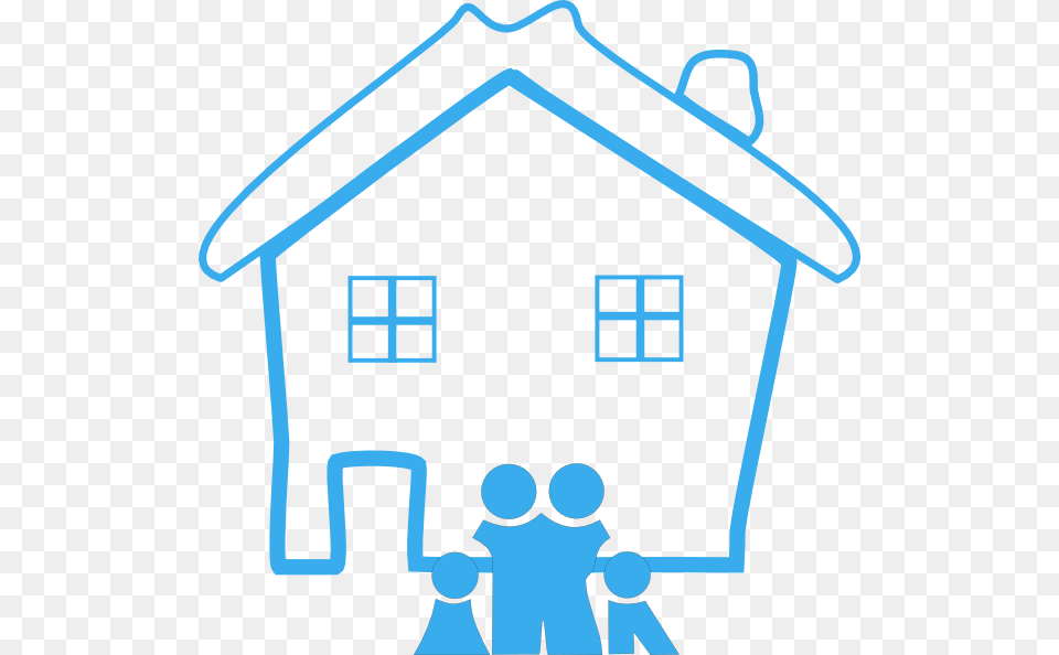 Family Home Clipart, Outdoors, People, Person, Nature Png Image