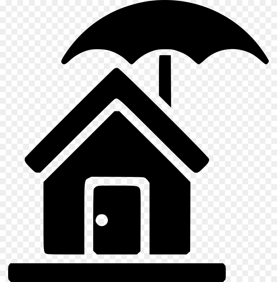 Family House Icon, Stencil Free Transparent Png