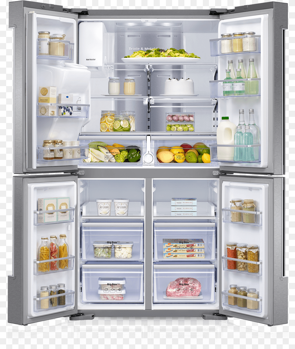Family Hub Samsung Fridge, Appliance, Device, Electrical Device, Refrigerator Free Png