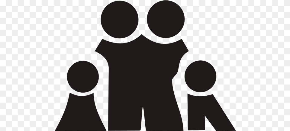 Family Icon Vector Wife And 2 Kids, People, Person Free Png