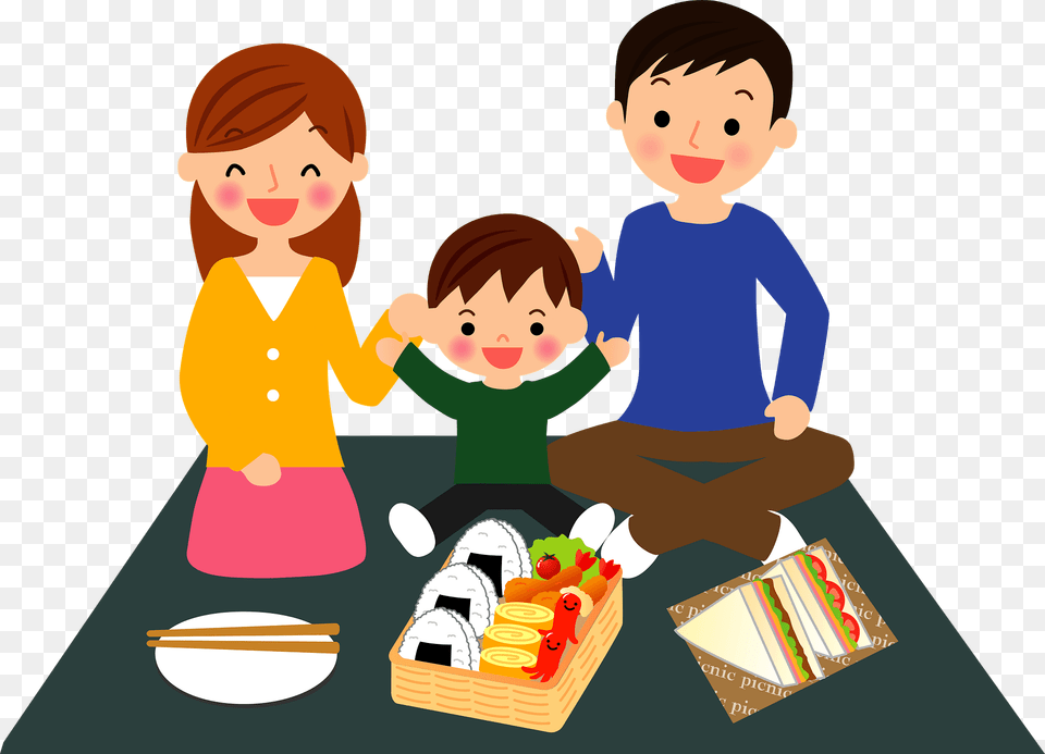 Family Is Having A Picnic Clipart, Lunch, Meal, Food, Person Png