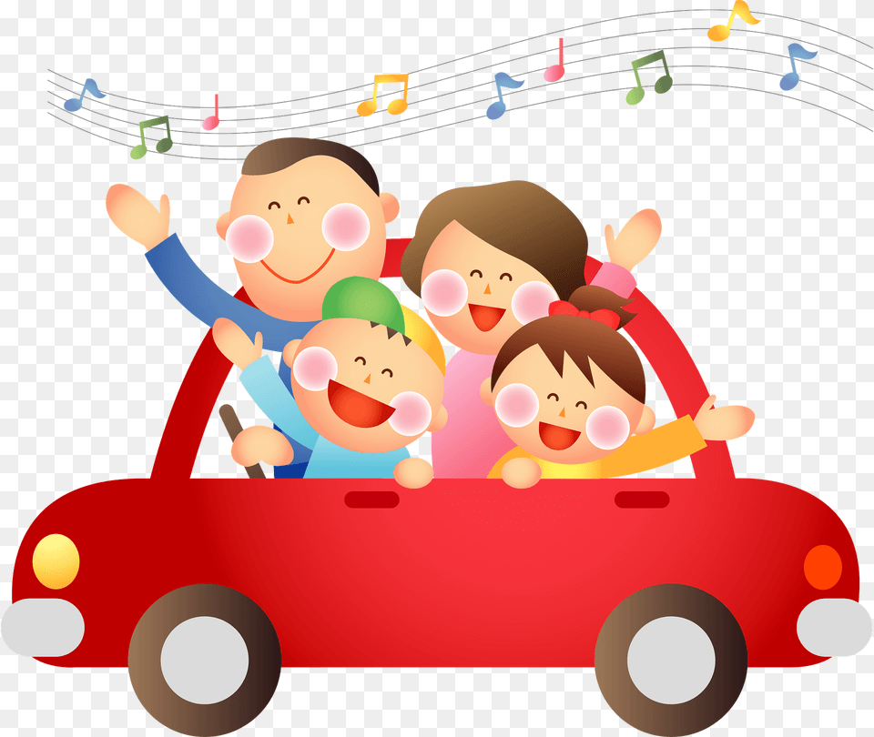 Family Is Out For A Drive Clipart, Baby, Person, Face, Head Free Transparent Png