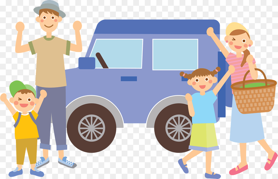 Family Is Ready For A Road Trip Clipart, Boy, Child, Person, Male Free Transparent Png