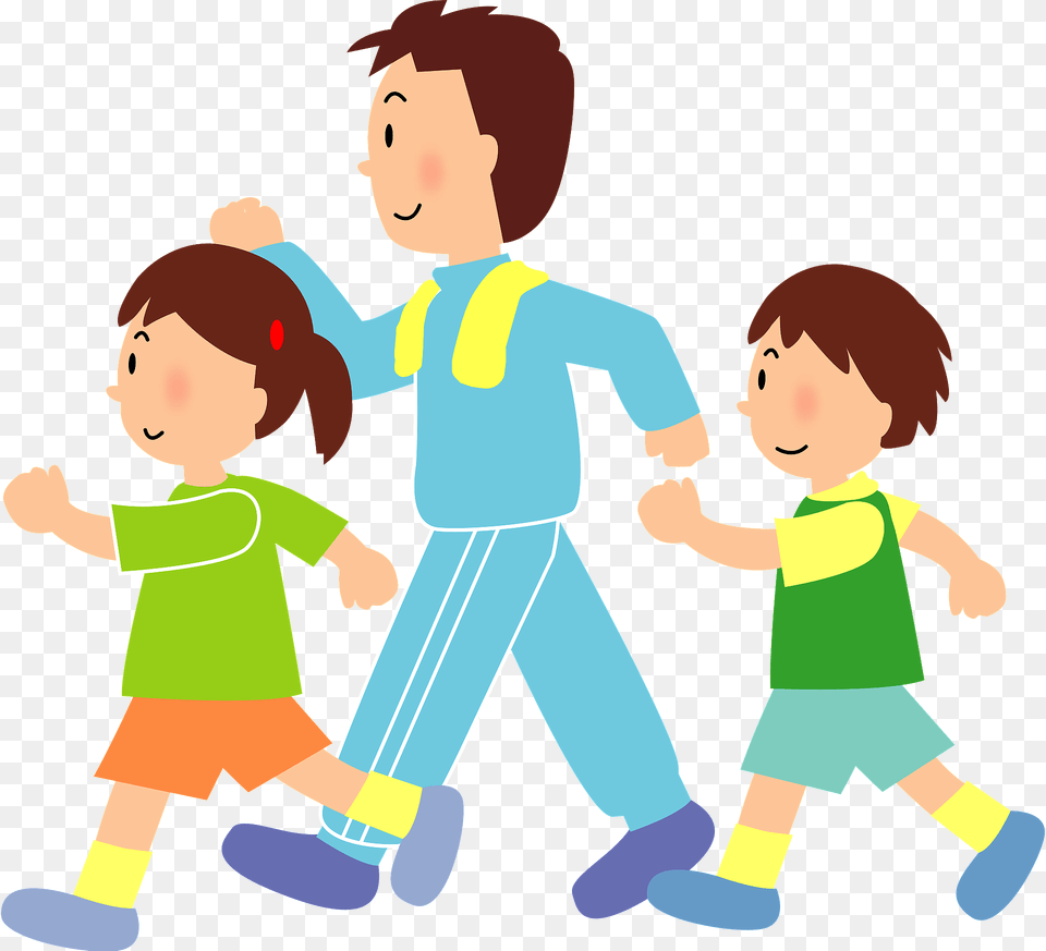 Family Is Walking Together Clipart, Baby, Person, Face, Head Free Transparent Png