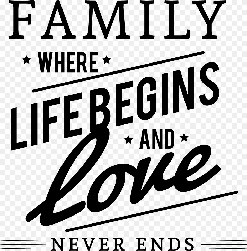 Family Lettering Clipart, Advertisement, Book, Poster, Publication Png