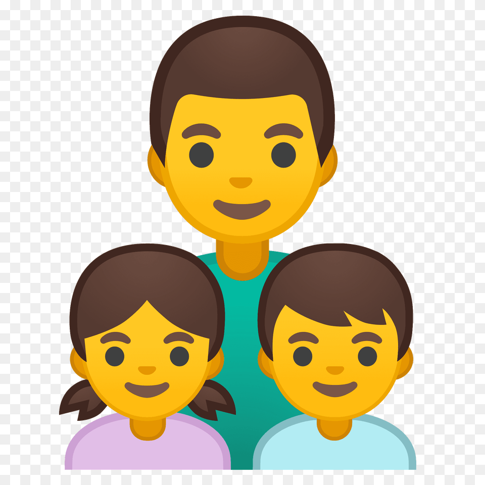 Family Man Girl Boy Emoji Clipart, Face, Head, Person, Photography Png Image
