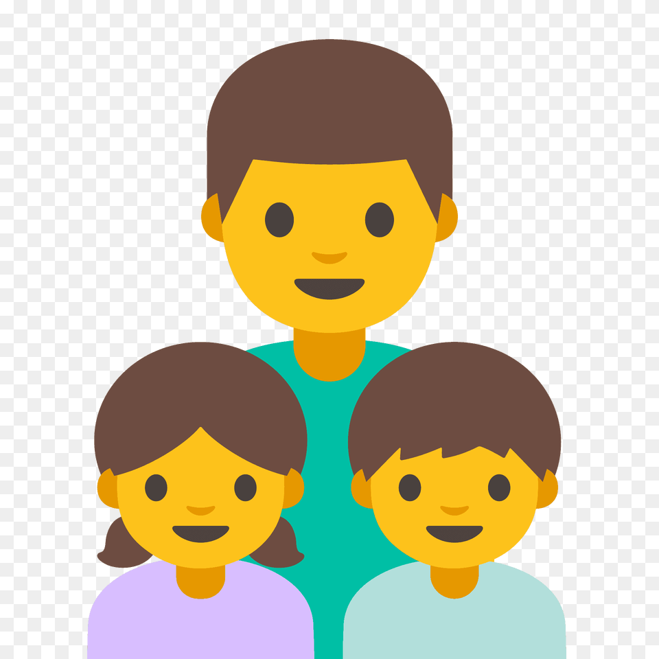 Family Man Girl Boy Emoji Clipart, Baby, Person, Face, Head Png