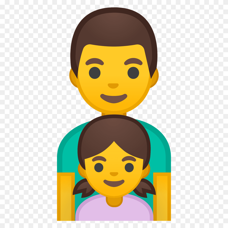 Family Man Girl Emoji Clipart, Face, Head, Person, Photography Free Png Download