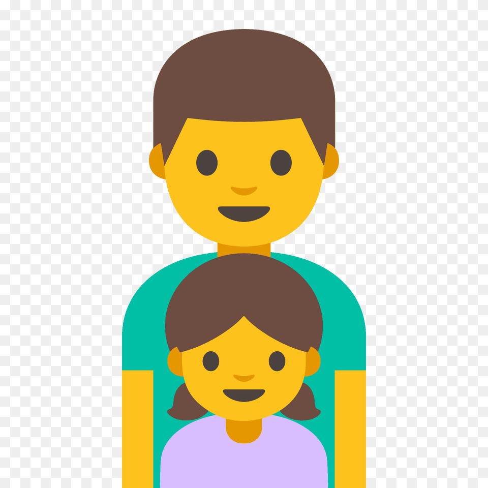 Family Man Girl Emoji Clipart, Baby, Person, Face, Head Png Image