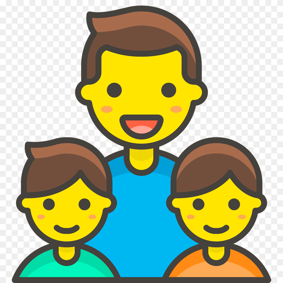 Family Man Man Boy Boy Emoji Clipart, Face, Head, Person, Baby Free Transparent Png