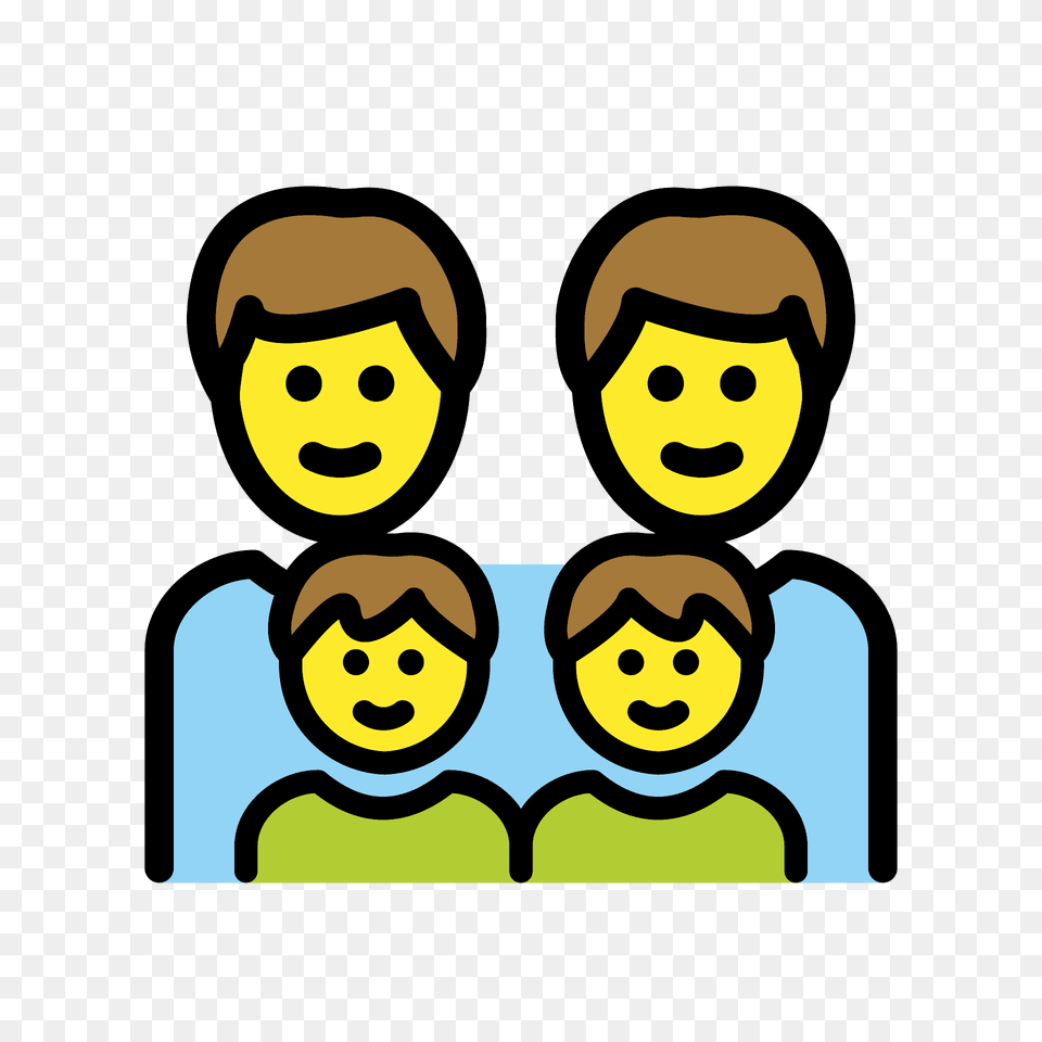 Family Man Man Boy Boy Emoji Clipart, Baby, Face, Head, Person Png