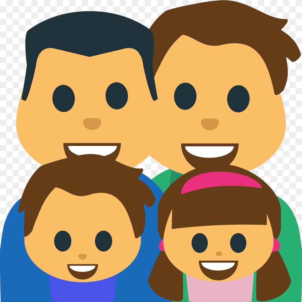 Family Man Man Girl Boy Emoji Clipart, Baby, Person, Face, Head Png
