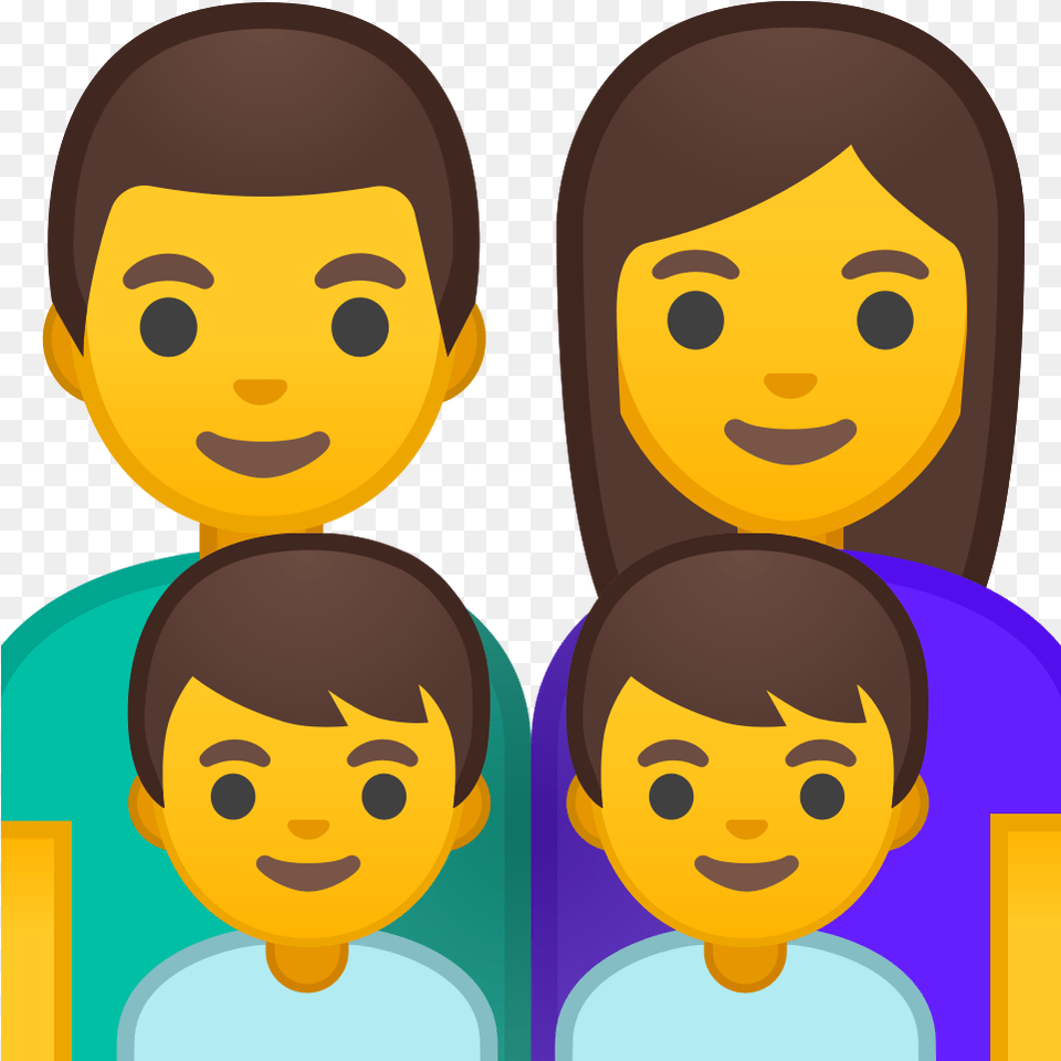 Family Man Woman Boy Boy Icon Yayoi Kusama, Face, Head, Person, Photography Free Png Download