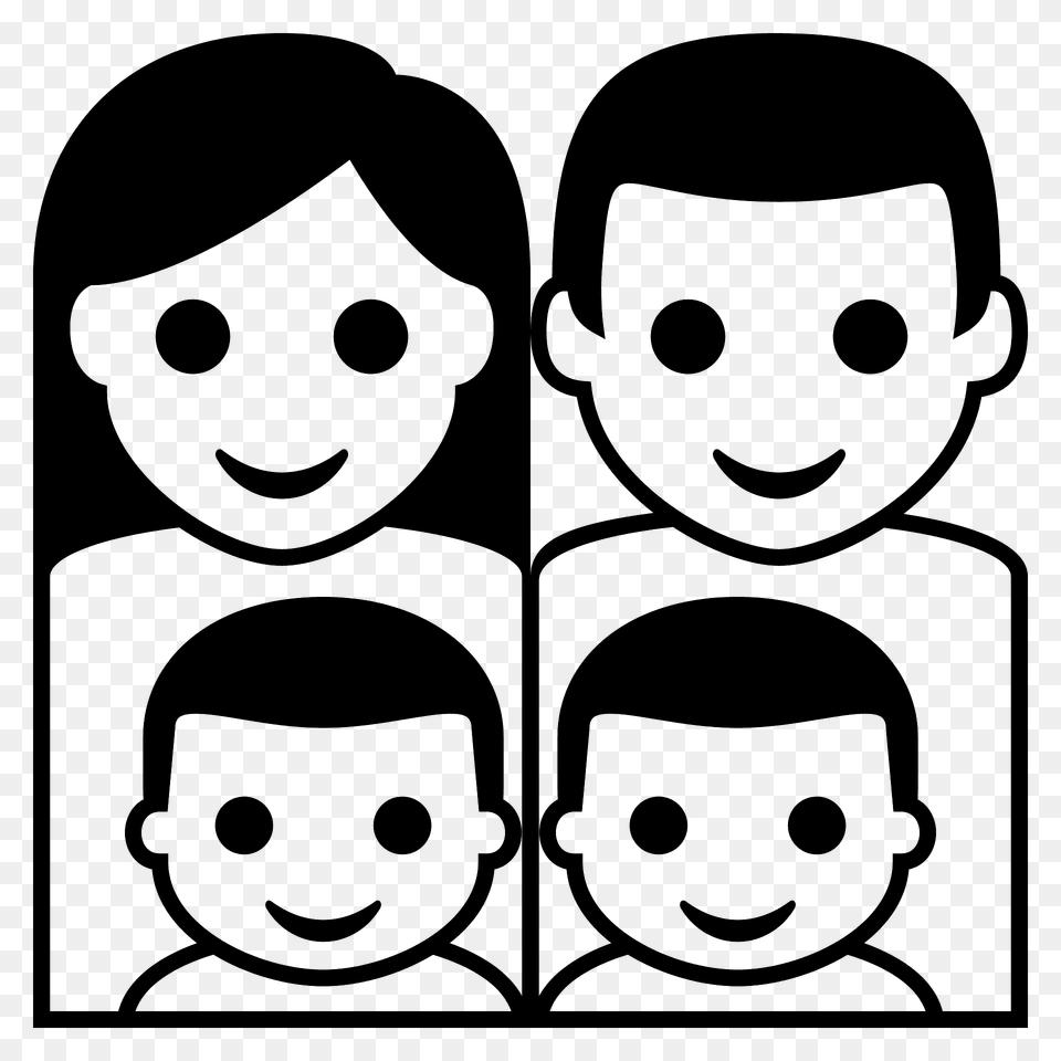 Family Man Woman Boy Emoji Clipart, Face, Head, Person, Baby Free Png